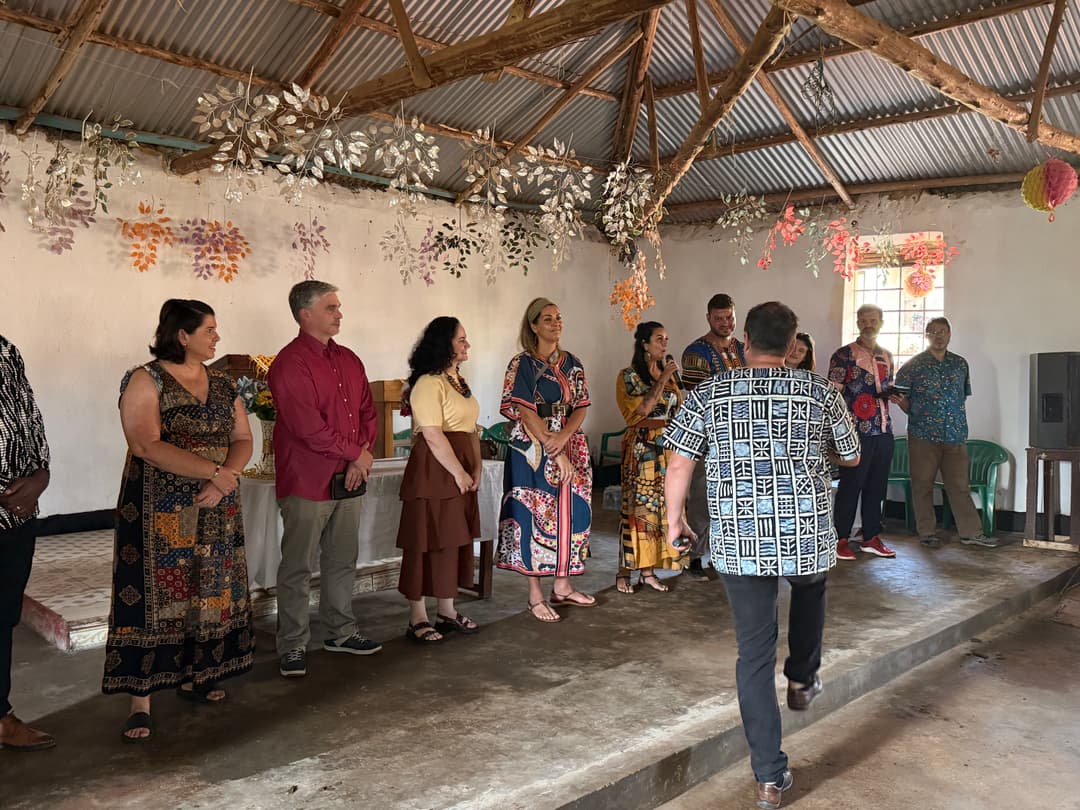 Fotos do trabalho voluntário em Uganda