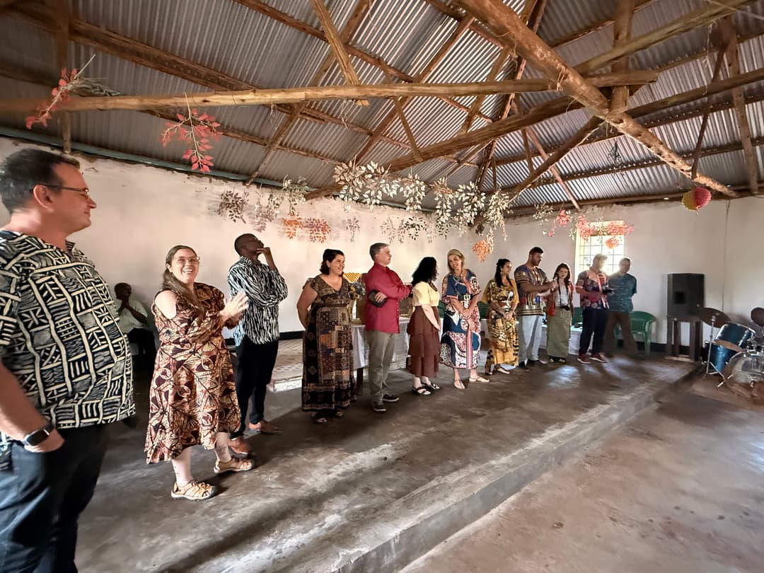 Fotos do trabalho voluntário em Uganda