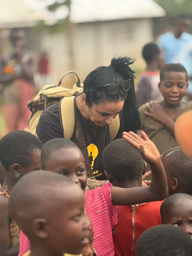 Fotos do trabalho voluntário em Uganda